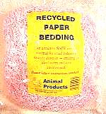 RECYCLED PAPER BEDDING (COLOURED)