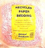 RECYCLED PAPER BEDDING (COLOURED)
